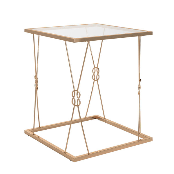 May Champagne Gold Knot Frame Table Set, image 3